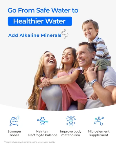 Miniatura 2 de Waterdrop X8-Alkaline Mineral pH+ Sistema de ósmosis inversa sin tanque, Certificado NSF/ANSI 42&58&372, Filtro de agua RO de 800 GPD, Sistema