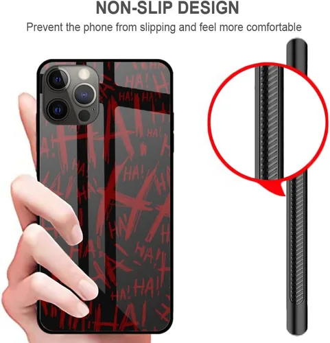 Miniatura 2 de Funda compatible con iPhone 11, funda protectora Joker Laughter para hombres y mujeres, goma de silicona suave totalmente envuelta, marco Joker Risas
