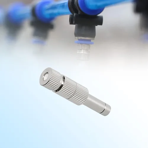 Miniatura 7 de Boquillas de nebulización de 0.008 in de cobre, flujo de agua ajustable, conector rápido de 0.008 in/0.008 pulgadas, boquilla rociadora atomizadora