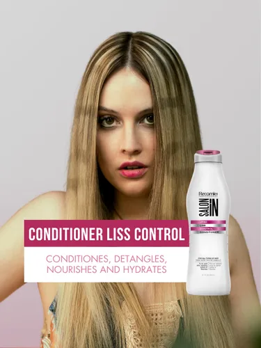 Miniatura 2 de Salon In by Recamier Liss Control - Acondicionador hidratante antiencrespamiento para el control del encrespamiento, 33.8 fl oz / 33.8 fl oz