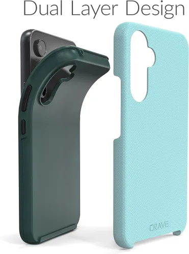 Miniatura 4 de Crave para Samsung Galaxy A54 Funda, Funda de Protección Resistente a Prueba de Golpes de Doble Capa para Galaxy A54 (16.26 cm) - Aqua