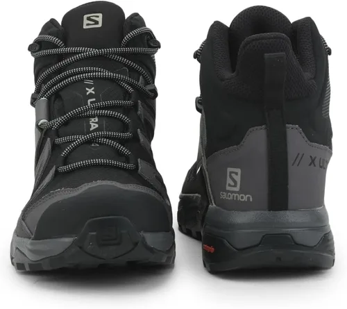 Miniatura 5 de Salomon Botas de senderismo X Ultra 4 Mid Gore-tex para hombre, Gris Negro, M