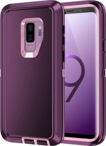 Miniatura 9 de Funda para Galaxy S9, resistente a prueba de golpes, a prueba de polvo/caídas, 3 capas, protección de cuerpo completo, funda resistente para Galaxy