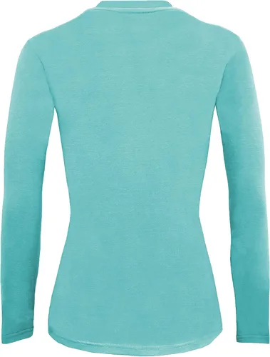 Miniatura 45 de Natural Uniforms Camiseta Under Scrub para mujer, cuello redondo, manga larga, paquete de 3, paquete múltiple de 3