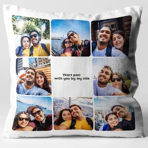 Miniatura 9 de Almohada personalizada con foto y texto - Regalo conmemorativo personalizado para la familia, aniversario, boda, almohada decorativa de 16 x 16