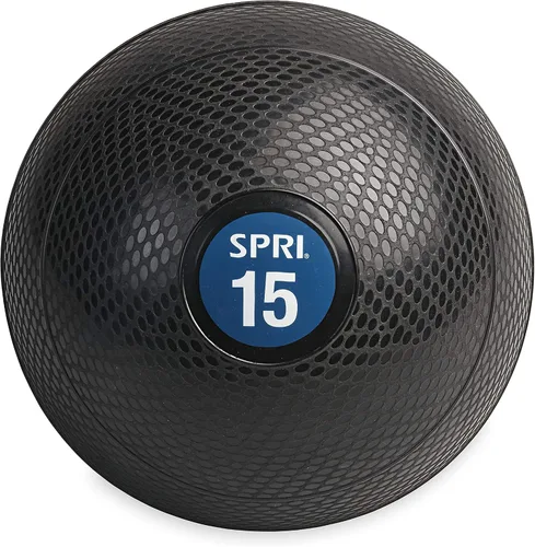 SPRI Pelota de golpeo de peso muerto, duradera, rellena de arena, sin rebote, resistente para lanzar, golpear, entrenamiento de fuerza central,