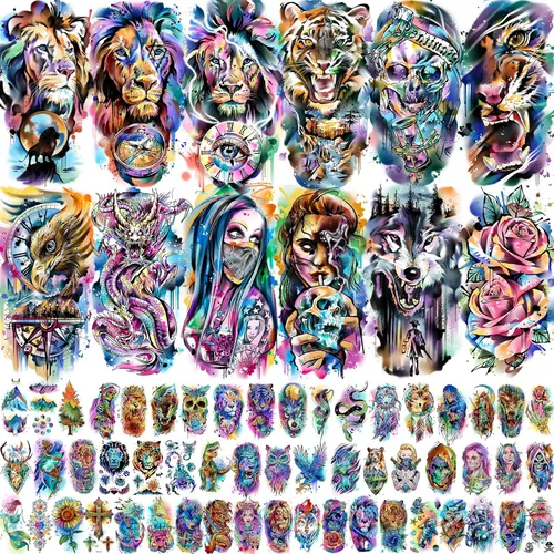 Miniatura 13 de TASROI 18 hojas de tatuajes temporales con citas inspiradoras en negro para mujeres, niños y niños, de larga duración, palabras del alfabeto