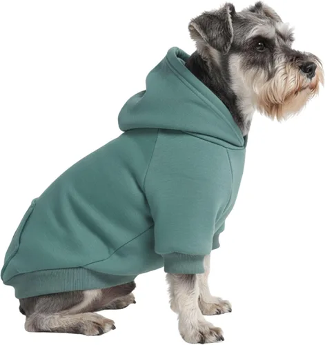 Miniatura 89 de Spark Paws Sudadera con capucha para perro, suéter de primera calidad para perros pequeños, medianos y grandes Trajes cálidos para bulldogs