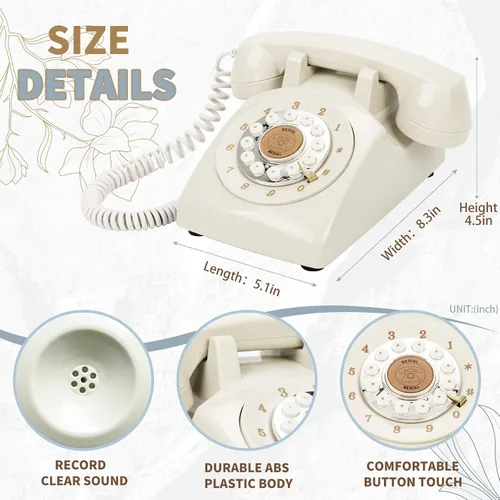 Miniatura 2 de Libro de invitados de audio, teléfono de boda, mensajes de audio personalizados de memoria de 32 GB, volumen ajustable, con función de repetición