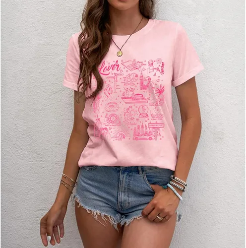 Miniatura 3 de Camisetas de álbum de música para mujer, camiseta de concierto, diseño gráfico de música country You Need to Calm Down Lover Fans Gift Tees Tops