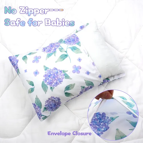 Miniatura 67 de UOMNY - Juego de 2 fundas de almohada para niños, 100 % algodón, funda de almohada, para almohadas de 5.1 x 7.1 pulgadas Búho
