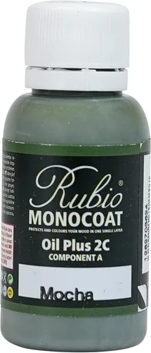 Miniatura 116 de Rubio Monocoat Muestra de Acabado de Aceite para Madera - Puro Aceite Plus Parte A Aceite de Linaza de Secado Rápido y Ecológico para Uso Pure