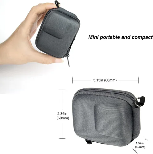 Miniatura 4 de SOONSUN Mini estuche rígido de transporte para GoPro Hero 13/12/11/10/9 Negro, estuche de viaje protector compacto de EVA