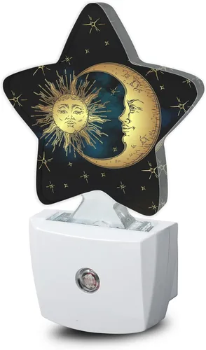 Miniatura 9 de Northern Lights Forest - Luz nocturna enchufable con sensor de atardecer a amanecer para dormitorio, baño y sala de estar, lámpara apta para dormir