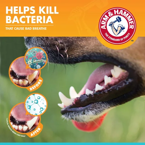 Miniatura 4 de Arm & Hammer Kit de aliento fresco para perros para mascotas Contiene pasta de dientes, cepillo de dientes y cepillo de dedos Reduce la placa