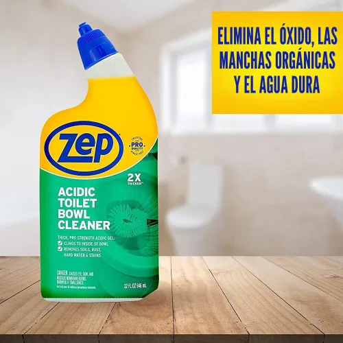 Miniatura 8 de Zep ZUATBC324 - Limpiador ácido para inodoro, 32 onzas (caja de 4), experimenta el máximo poder de limpieza con nuestra fórmula de adherencia 2