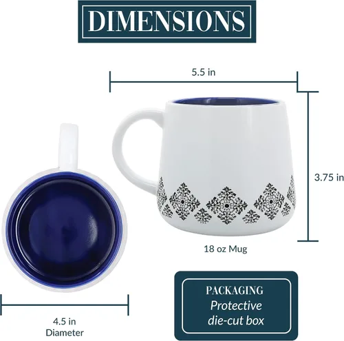 Miniatura 2 de Pavilion Gift Company - Sister - Taza de cerámica de 18 onzas, regalo del día de la madre, taza de café para hermana amiga, 1 unidad