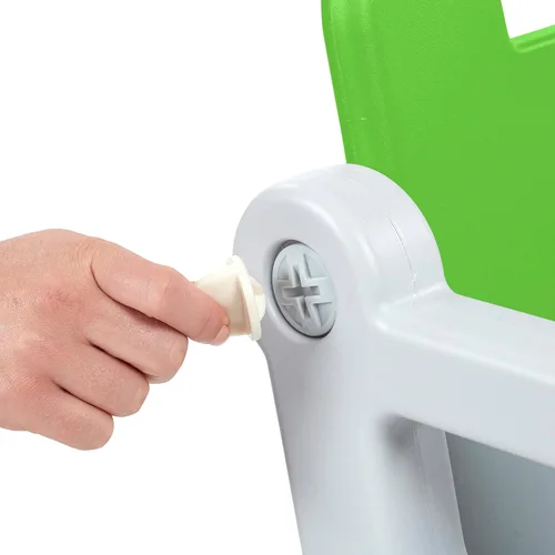 Miniatura 12 de ECR4Kids Escritorio y Silla Plus para Niños, Muebles para Niños, Verde Hierba/Gris Claro, 2 Piezas