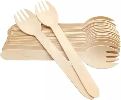 Miniatura 9 de Cuchillos de madera desechables de 6.25 pulgadas/utensilios de madera natural, paquete de 100