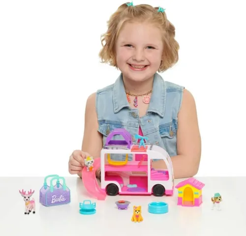 Miniatura 7 de Barbie Deluxe Pet Camper Set de 3 años en adelante