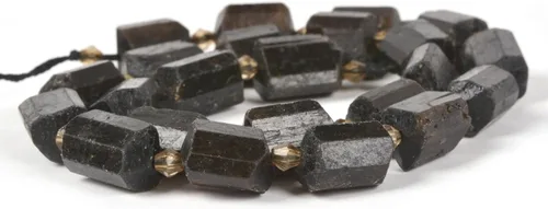Miniatura 4 de Cuentas sueltas de turmalina ahumada de 15 pulgadas