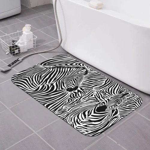 Miniatura 11 de Tapete de baño para gatos, tierra de diatomeas, súper absorbente, antideslizante, de secado rápido, tapete de baño o cocina, 16 x 24 pulgadas