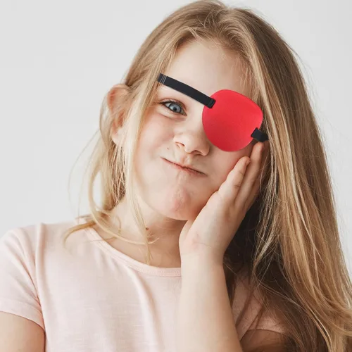 Miniatura 7 de 6 parches para los ojos ajustables 3D para ojos médicos para ojos derecho o izquierdo, parches para ojos perezosos, parches suaves y reutilizables