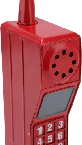 Miniatura 7 de Estink Adorno retro de ladrillo para teléfono celular, modelo retro de teléfono celular a la antigua, adorno de modelo de teléfono celular, adorno