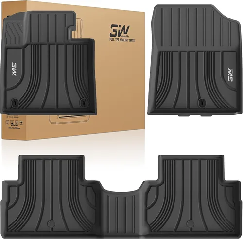 Miniatura 18 de 3W Alfombrillas de Piso Compatibles con Hyundai Tucson 2022-2025 2026 (No para Híbrido), Forros de Piso de Automóvil TPE para Todo Clima de Ajuste