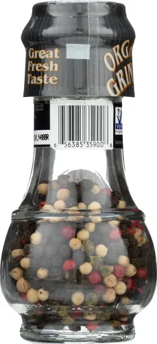 Miniatura 3 de Drogheria & Alimentari, Molino de granos de pimienta orgánico 4 estaciones, 1.23 oz (paquete de 4)