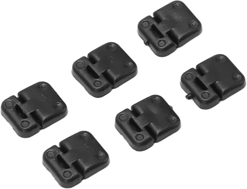 Miniatura 6 de Dilwe Manija de bisagra de puerta a control remoto, plástico, kit de manijas de bisagra de puerta de automóvil para T4 1/10 piezas de actualización