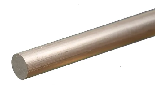 Miniatura 2 de K & S 83046 - Varilla redonda de aluminio, 5/16 pulgadas de diámetro exterior x 12 pulgadas de largo, 1 pieza, fabricada en los Estados Unidos
