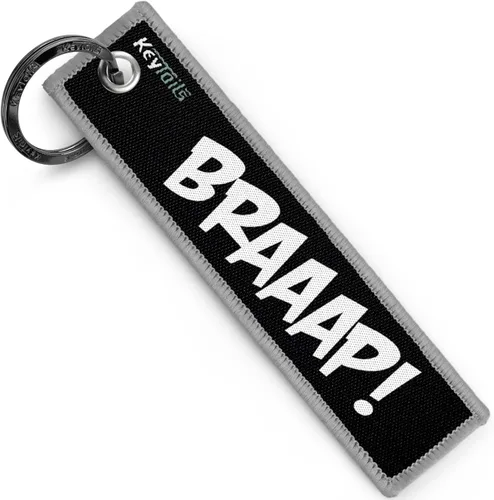Miniatura 6 de Keytails - Llaveros de calidad premium para motocicleta, coche, scooter, ATV, UTV [Braaap!] Amarillo hi-viz
