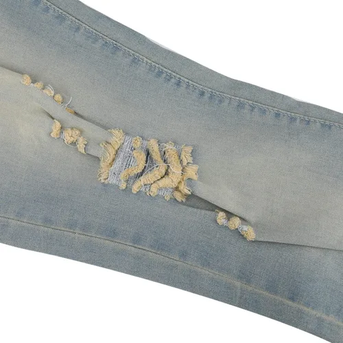 Miniatura 5 de CHERALKEST Jeans de mezclilla ajustados para hombre
