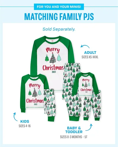 Miniatura 2 de The Children's Place Baby Christmas Pajamas, Cotton
