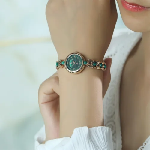 Miniatura 7 de Relojes para mujer, reloj de enfermera, impermeable, para mujer, pulsera de muñeca, simple, dorado, elegante, impermeable, reloj de cuarzo