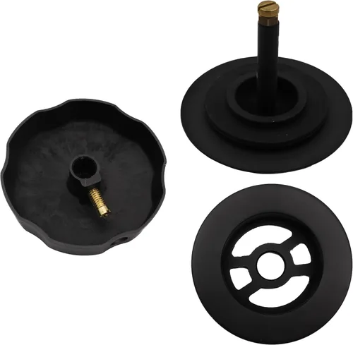 Miniatura 4 de Westbrass D50TE-12A - Moldura de repuesto estándar de 1-1/2 pulgadas para ensamblajes de desagüe de baño de accionamiento por cable, bronce antiguo