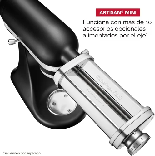 Miniatura 4 de KitchenAid Artisan Mini Batidora de Pie con Cabezal Inclinable de 3.5 Cuartos - KSM3316X - Negro Mate