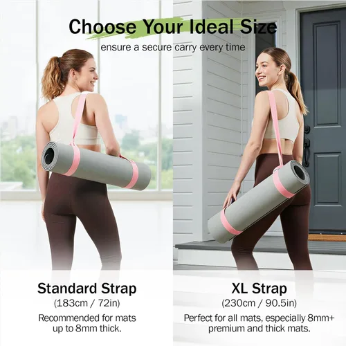 Miniatura 7 de Slim Panda Yoga Mat Straps for Carrying, Adjustable Yoga Mat Carrier Sling Fits All Mats(Mat Not Included)