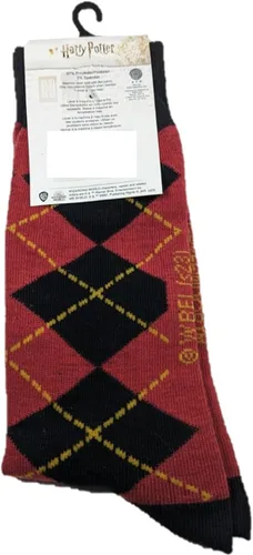 Miniatura 2 de Harry Potter Embroidered House Crest Argyle Pattern Casual Crew Socks