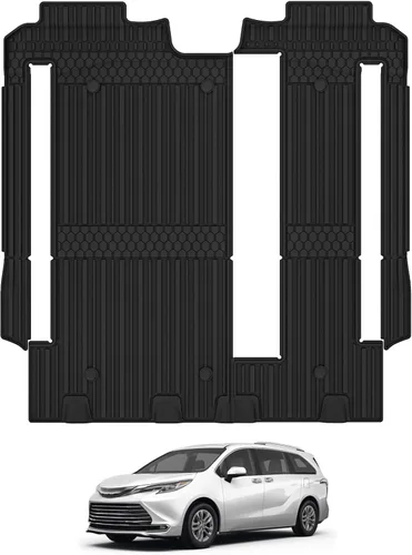Miniatura 16 de 3W Alfombrilla de carga personalizada para Toyota Sienna 2021-2026, alfombrilla de maletero TPE para Sienna 7 asientos y 8 asientos, accesorios