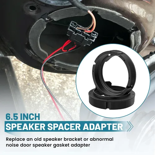 Miniatura 3 de NuIth Soporte de adaptador de altavoz de puerta 6.5 con conector de arnés de cableado de altavoz para VW Volkswagen Passat 1998-2016, Golf