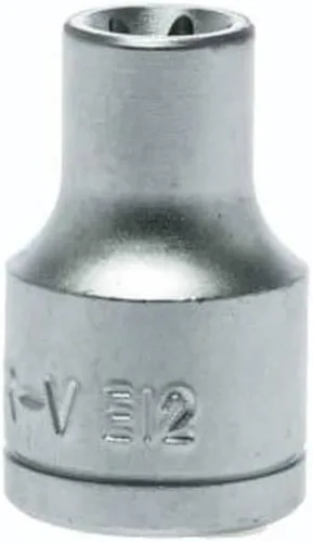 Miniatura 5 de Teng Tools E14 1/2 pulgada Drive Hembra E-Torx Star TX-E Cromo Vanadio Socket Herramienta mecánica Herramienta de mano - M120714-C