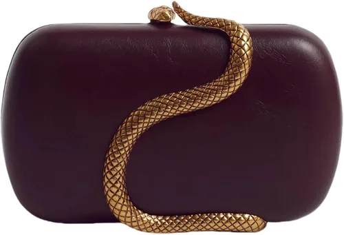 Miniatura 9 de Bolso de mano de piel sintética desmontable con cadena cruzada, bolso de noche, bolso de mano para mujer, formal, boda, fiesta, baile de graduación