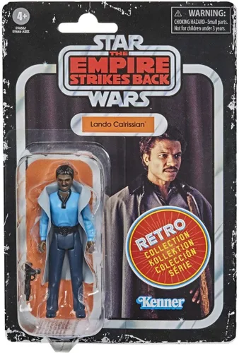 Star Wars Retro Collection - Figura de acción Lando Calrissian de 3.75 pulgadas, escala The Empire Strikes Back, niños a partir de 4 años
