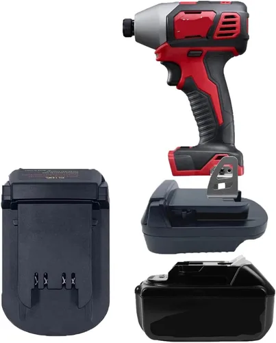 Miniatura 8 de Adaptador Convertidor de Batería para Batería de Milwaukee a Dewalt, para Batería de Litio Milwaukee M18 de 18V Convertir a Baterías de Litio Dewalt