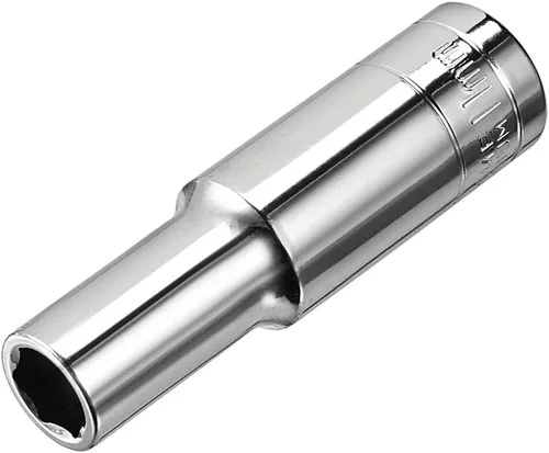 Miniatura 13 de uxcell 1/2 pulgada Drive 0.315 in 6-Point Deep Socket, métrico, Cr-V (pulido)