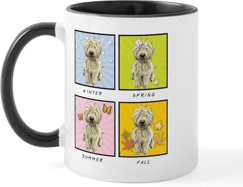 Miniatura 26 de CafePress I Love My Doodle Mugs - Taza de café de cerámica, taza de té, 11 onzas