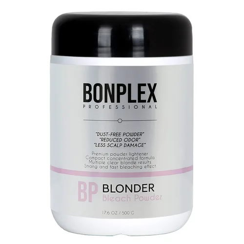 Blonder Bleach en polvo, múltiples resultados rubios claros, sin polvo, menor olor, menos daño en el cuero cabelludo, 17.6 onzas