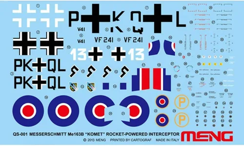 Miniatura 3 de Meng Kit de construcción Me 163B Komet